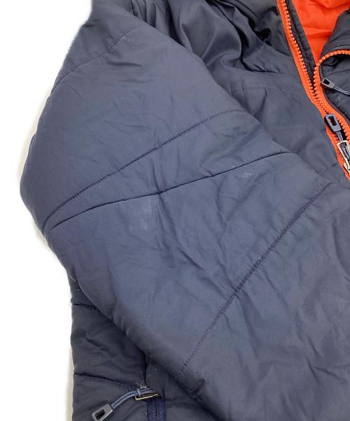 Patagonia（パタゴニア）Patagonia (パタゴニア) Hyper Puff Hoody（ハイパーパフフーディ） ネイビー×オレンジ サイズ:XSの古着・服飾アイテム