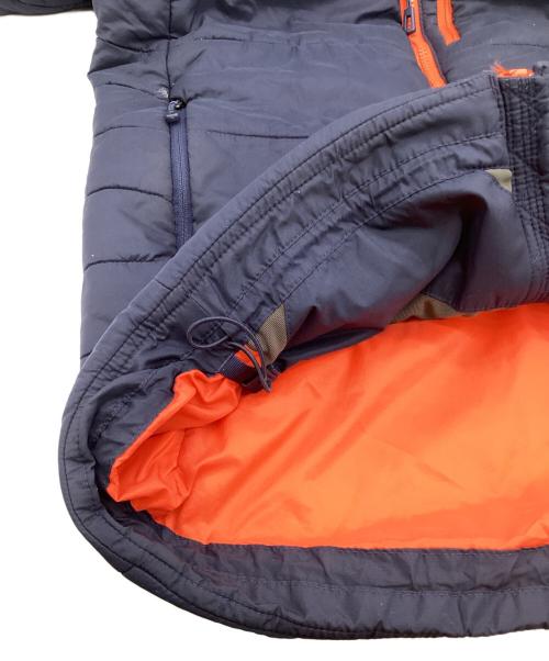 Patagonia（パタゴニア）Patagonia (パタゴニア) Hyper Puff Hoody（ハイパーパフフーディ） ネイビー×オレンジ サイズ:XSの古着・服飾アイテム