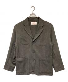 UNIVERSAL OVERALL×B:MING by BEAMS（ユニバーサルオーバーオール×ビーミングバイビームス）の古着「SOLOTEX FULFLAN ウールライク ジャケット」｜カーキ
