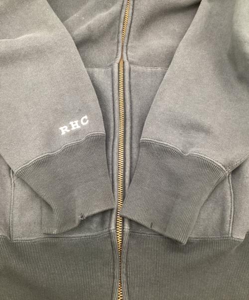 Champion（チャンピオン）Champion (チャンピオン) RHC Ron Herman (アールエイチシー ロンハーマン) ダメージジップパーカー グレー サイズ:Lの古着・服飾アイテム