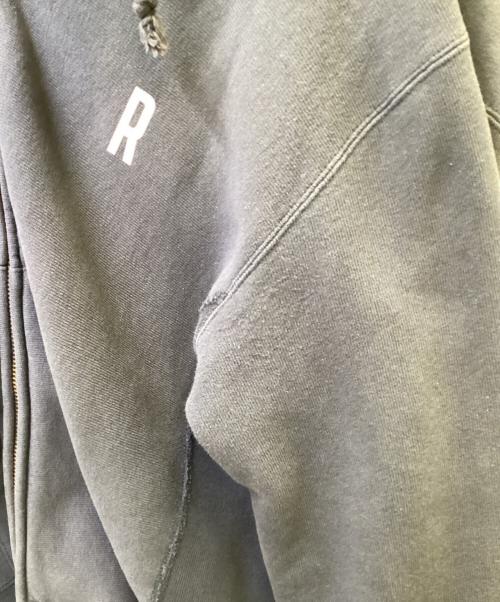 Champion（チャンピオン）Champion (チャンピオン) RHC Ron Herman (アールエイチシー ロンハーマン) ダメージジップパーカー グレー サイズ:Lの古着・服飾アイテム