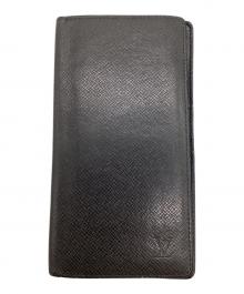 LOUIS VUITTON（ルイ ヴィトン）の古着「タイガ ポルトフォイユ ロン 札入れ」｜ブラック