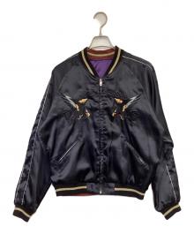 TAILOR 東洋（テーラー東洋）の古着「リバーシブルスカジャン」｜ブラック×パープル