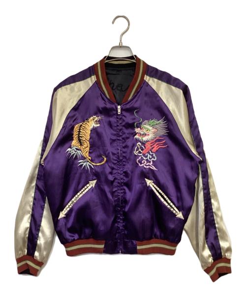 TAILOR 東洋（テーラー東洋）TAILOR 東洋 (テーラー東洋) リバーシブルスカジャン ブラック×パープル サイズ:Mの古着・服飾アイテム