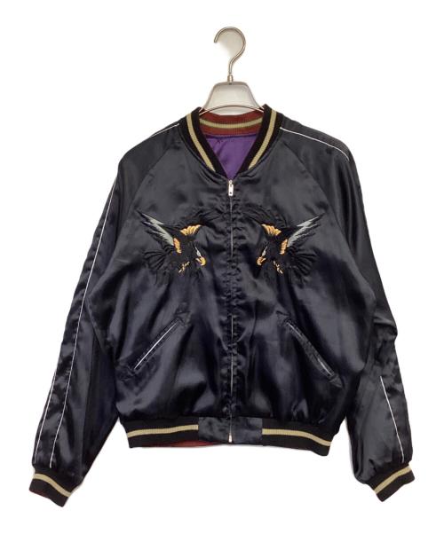 TAILOR 東洋（テーラー東洋）TAILOR 東洋 (テーラー東洋) リバーシブルスカジャン ブラック×パープル サイズ:Mの古着・服飾アイテム