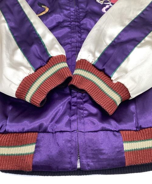 TAILOR 東洋（テーラー東洋）TAILOR 東洋 (テーラー東洋) リバーシブルスカジャン ブラック×パープル サイズ:Mの古着・服飾アイテム