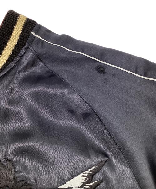 TAILOR 東洋（テーラー東洋）TAILOR 東洋 (テーラー東洋) リバーシブルスカジャン ブラック×パープル サイズ:Mの古着・服飾アイテム