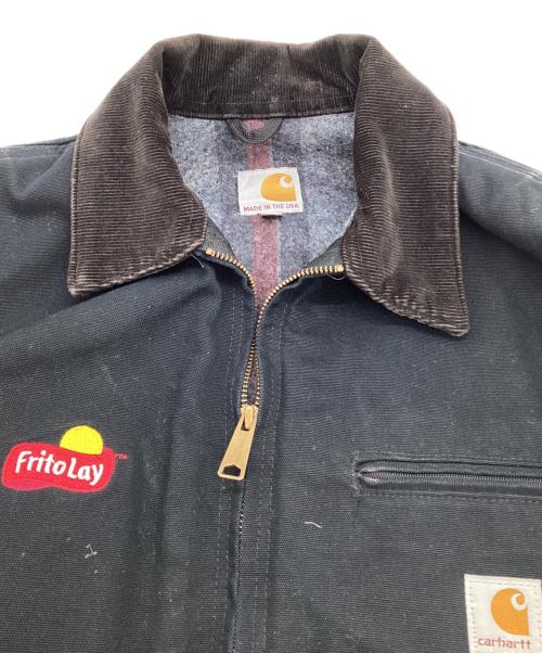 CarHartt（カーハート）CarHartt (カーハート) DUCK DETROIT JACKET（ダックデトロイトジャケット） ブラック サイズ:Mの古着・服飾アイテム