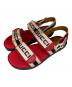 GUCCI（グッチ）の古着「サンダル」｜レッド×ブラック