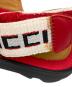 中古・古着 GUCCI (グッチ) サンダル レッド×ブラック サイズ:35：18000円