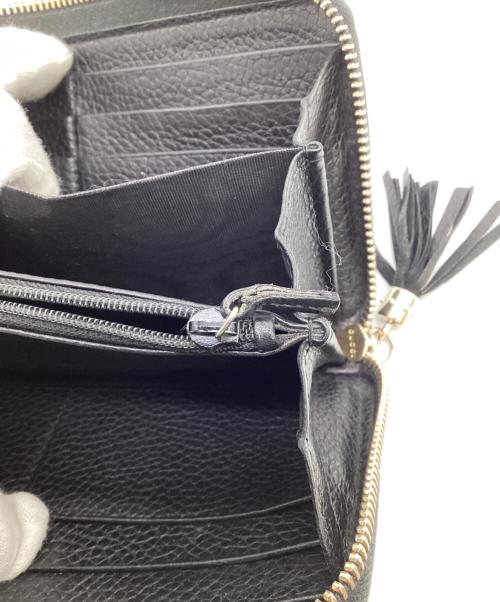 GUCCI（グッチ）GUCCI (グッチ) ソーホー ラウンドジップ長財布 ブラックの古着・服飾アイテム