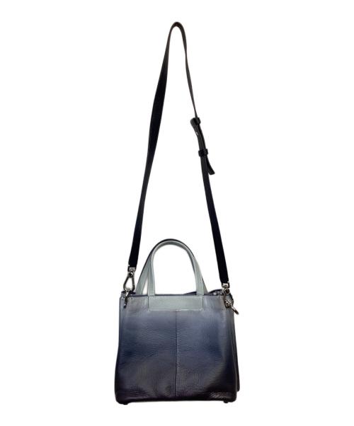 COLE HAAN（コールハーン）COLE HAAN (コールハーン) グランド アンビション スモール バケット バッグ ブルー×ネイビーの古着・服飾アイテム
