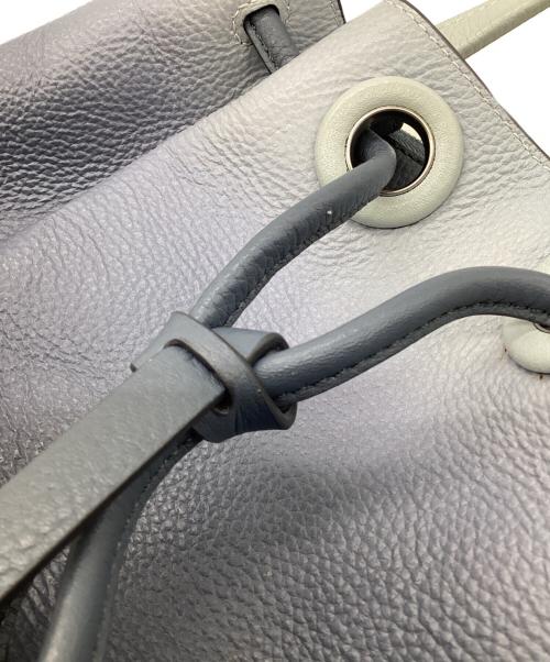 COLE HAAN（コールハーン）COLE HAAN (コールハーン) グランド アンビション スモール バケット バッグ ブルー×ネイビーの古着・服飾アイテム