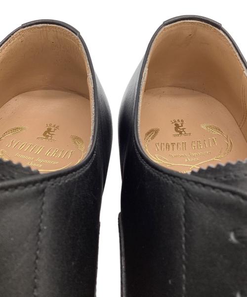 SCOTCH GRAIN（スコッチグレイン）SCOTCH GRAIN (スコッチグレイン) ストレートチップシューズ ブラック サイズ:25.5㎝の古着・服飾アイテム