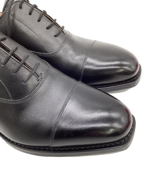 SCOTCH GRAIN（スコッチグレイン）SCOTCH GRAIN (スコッチグレイン) ストレートチップシューズ ブラック サイズ:25.5㎝の古着・服飾アイテム