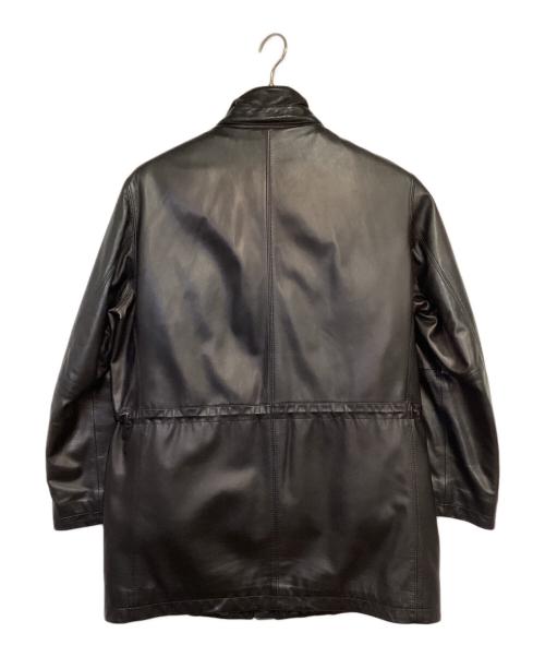 BURBERRY LONDON（バーバリーロンドン）BURBERRY LONDON (バーバリーロンドン) ダウンライナー付シープスキンコート ブラック サイズ:Mの古着・服飾アイテム