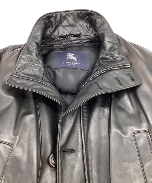 BURBERRY LONDON（バーバリーロンドン）BURBERRY LONDON (バーバリーロンドン) ダウンライナー付シープスキンコート ブラック サイズ:Mの古着・服飾アイテム