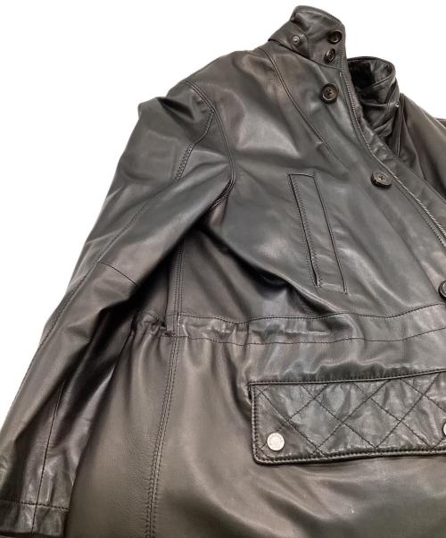 BURBERRY LONDON（バーバリーロンドン）BURBERRY LONDON (バーバリーロンドン) ダウンライナー付シープスキンコート ブラック サイズ:Mの古着・服飾アイテム