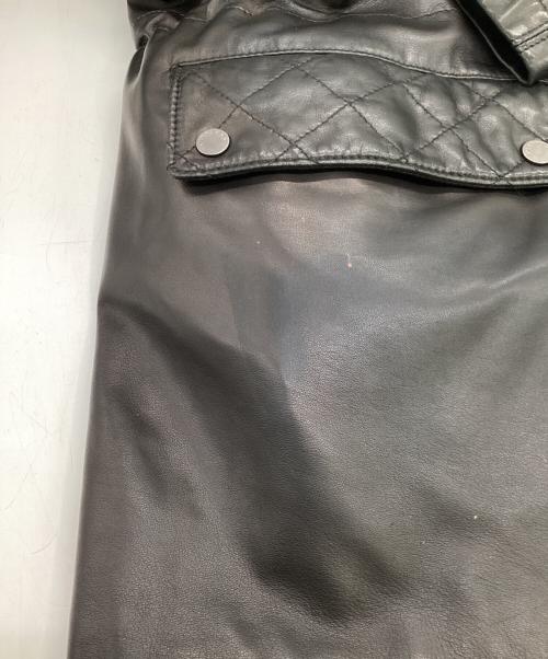 BURBERRY LONDON（バーバリーロンドン）BURBERRY LONDON (バーバリーロンドン) ダウンライナー付シープスキンコート ブラック サイズ:Mの古着・服飾アイテム
