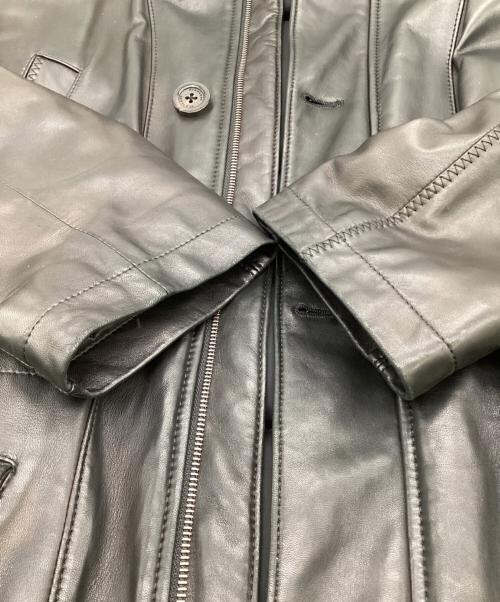 BURBERRY LONDON（バーバリーロンドン）BURBERRY LONDON (バーバリーロンドン) ダウンライナー付シープスキンコート ブラック サイズ:Mの古着・服飾アイテム