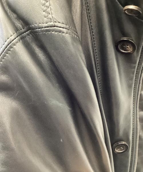 BURBERRY LONDON（バーバリーロンドン）BURBERRY LONDON (バーバリーロンドン) ダウンライナー付シープスキンコート ブラック サイズ:Mの古着・服飾アイテム