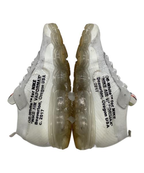 NIKE（ナイキ）NIKE (ナイキ) OFFWHITE (オフホワイト) AIR VAPORMAX（エアヴェイパーマックス）スニーカー ホワイト サイズ:US8.5（26.5）の古着・服飾アイテム