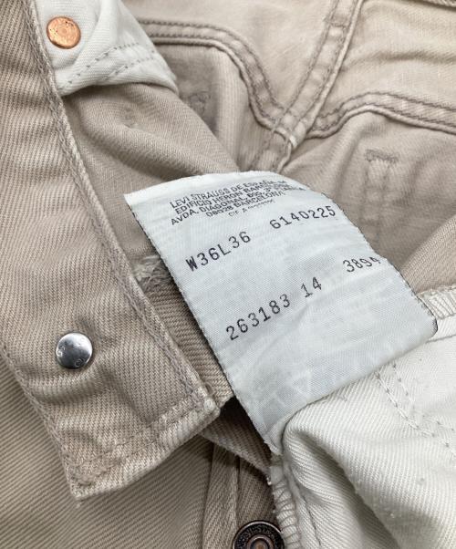 LEVI'S（リーバイス）LEVI'S (リーバイス) オレンジタブ 614 デニムパンツ ベージュ サイズ:36の古着・服飾アイテム