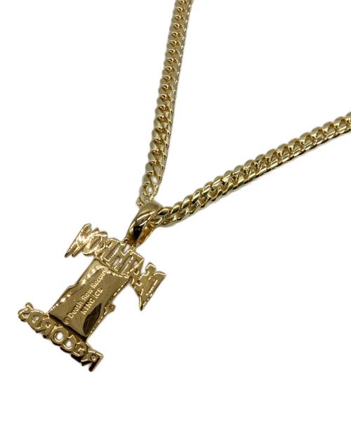 King Ice（キングアイス）King Ice (キングアイス) DEATH ROW RECORDS (デスロウレコーズ) ネックレス ゴールドの古着・服飾アイテム