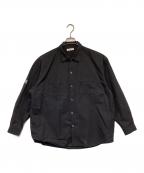 flagstuffフラグスタフ）の古着「シャツジャケット」｜ブラック