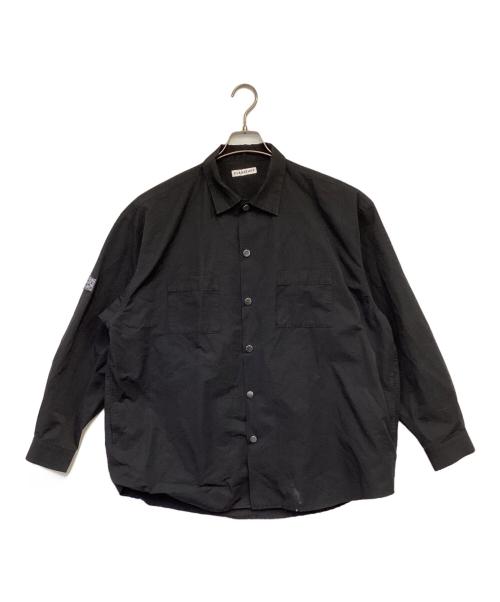 flagstuff（フラグスタフ）flagstuff (フラグスタフ) シャツジャケット ブラック サイズ:Mの古着・服飾アイテム