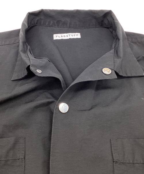 flagstuff（フラグスタフ）flagstuff (フラグスタフ) シャツジャケット ブラック サイズ:Mの古着・服飾アイテム