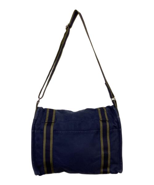 HERMES（エルメス）HERMES (エルメス) フールトゥ バサスMM ショルダーバッグ ネイビー×グリーンの古着・服飾アイテム