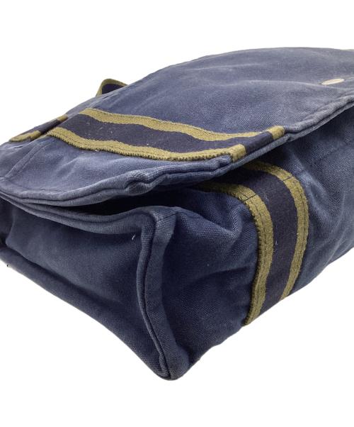 HERMES（エルメス）HERMES (エルメス) フールトゥ バサスMM ショルダーバッグ ネイビー×グリーンの古着・服飾アイテム