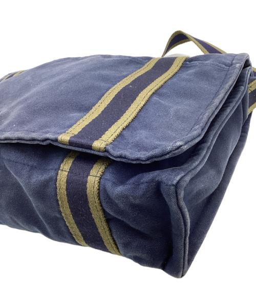 HERMES（エルメス）HERMES (エルメス) フールトゥ バサスMM ショルダーバッグ ネイビー×グリーンの古着・服飾アイテム