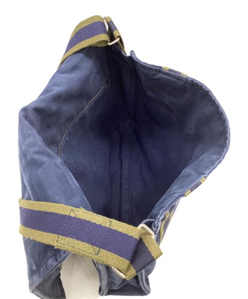 HERMES（エルメス）HERMES (エルメス) フールトゥ バサスMM ショルダーバッグ ネイビー×グリーンの古着・服飾アイテム