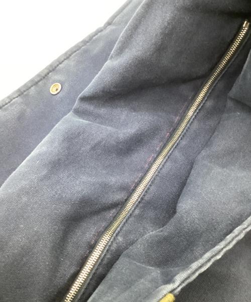 HERMES（エルメス）HERMES (エルメス) フールトゥ バサスMM ショルダーバッグ ネイビー×グリーンの古着・服飾アイテム