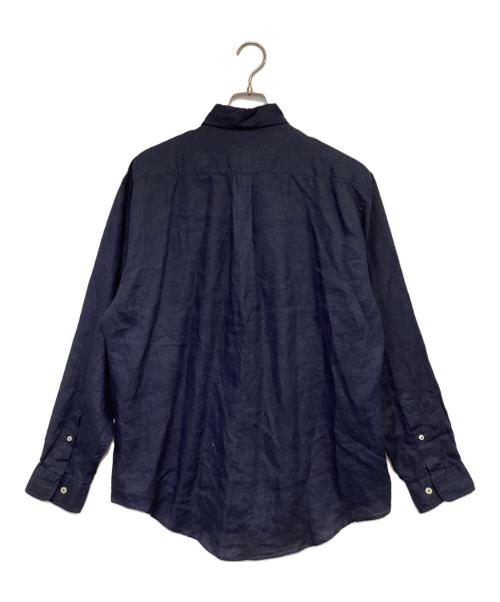 BROOKS BROTHERS（ブルックスブラザーズ）BROOKS BROTHERS (ブルックスブラザーズ) アイリッシュ リネンシャツ ネイビー サイズ:Mの古着・服飾アイテム