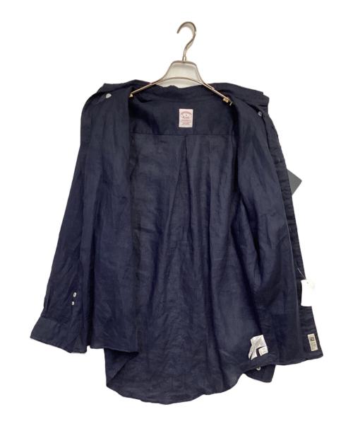 BROOKS BROTHERS（ブルックスブラザーズ）BROOKS BROTHERS (ブルックスブラザーズ) アイリッシュ リネンシャツ ネイビー サイズ:Mの古着・服飾アイテム