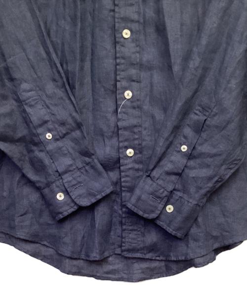 BROOKS BROTHERS（ブルックスブラザーズ）BROOKS BROTHERS (ブルックスブラザーズ) アイリッシュ リネンシャツ ネイビー サイズ:Mの古着・服飾アイテム