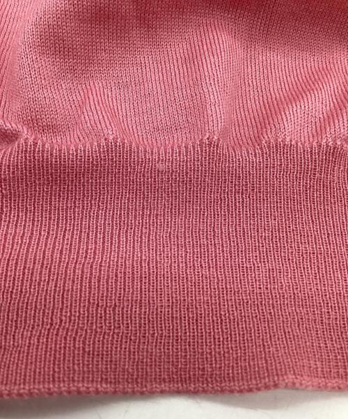 PRADA（プラダ）PRADA (プラダ) ウール 半袖ニット ピンク サイズ:38の古着・服飾アイテム