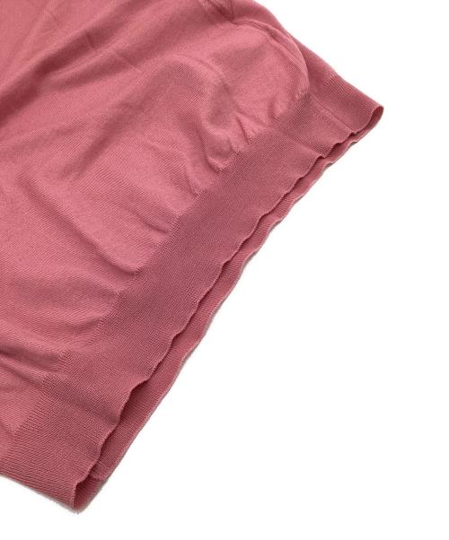 PRADA（プラダ）PRADA (プラダ) ウール 半袖ニット ピンク サイズ:38の古着・服飾アイテム