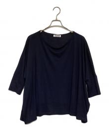 JIL SANDER（ジルサンダー）の古着「薄手ニット」｜ネイビー