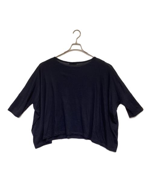 JIL SANDER（ジルサンダー）JIL SANDER (ジルサンダー) 薄手ニット ネイビー サイズ:XLの古着・服飾アイテム