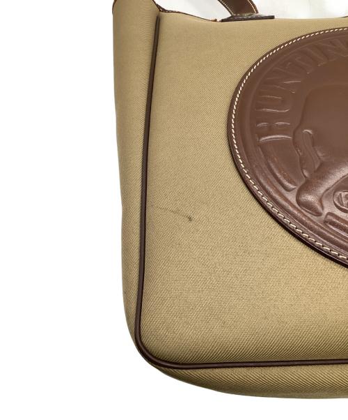 HUNTING WORLD（ハンティングワールド）HUNTING WORLD (ハンティングワールド) SAFARI デカロゴ トート バッグ オリーブ×カーキの古着・服飾アイテム