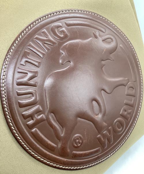 HUNTING WORLD（ハンティングワールド）HUNTING WORLD (ハンティングワールド) SAFARI デカロゴ トート バッグ オリーブ×カーキの古着・服飾アイテム
