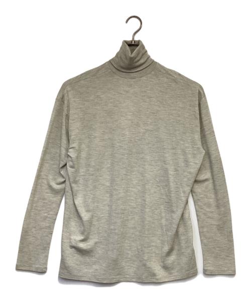 POSTELEGANT（ポステレガント）POSTELEGANT (ポステレガント) 薄手ニット ベージュ サイズ:Lの古着・服飾アイテム