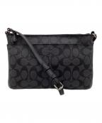 COACHコーチ）の古着「ショルダーバッグ」｜ブラック×グレー