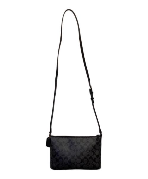 COACH（コーチ）COACH (コーチ) ショルダーバッグ ブラック×グレーの古着・服飾アイテム
