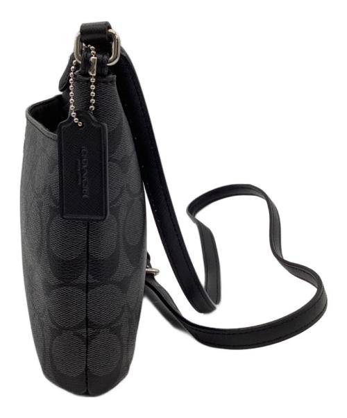 COACH（コーチ）COACH (コーチ) ショルダーバッグ ブラック×グレーの古着・服飾アイテム