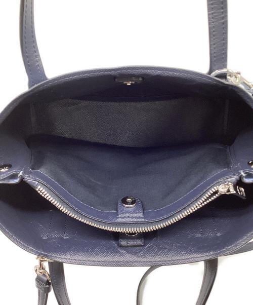 COACH（コーチ）COACH (コーチ) シグネチャー トートバッグ スカイブルー×ブラックの古着・服飾アイテム